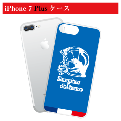 消防 ポンピエ 集合 iPhone 7 Plus/8 Plus ケース