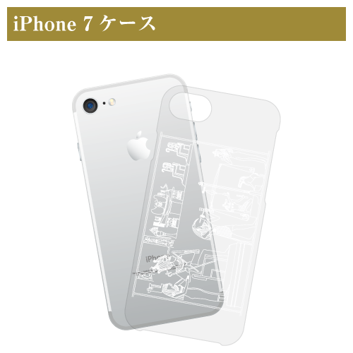 死者の書審判ホワイトiPhone 7/8/SE2/SE3 ケース