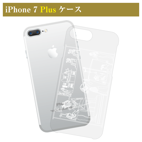 死者の書審判ホワイトiPhone 7 Plus/8 Plus ケース