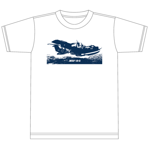 US-2イラスト半袖ドライTシャツ