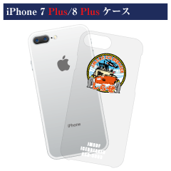 しらせロゴマーククリアーiPhone 7 Plus/8 Plusケース