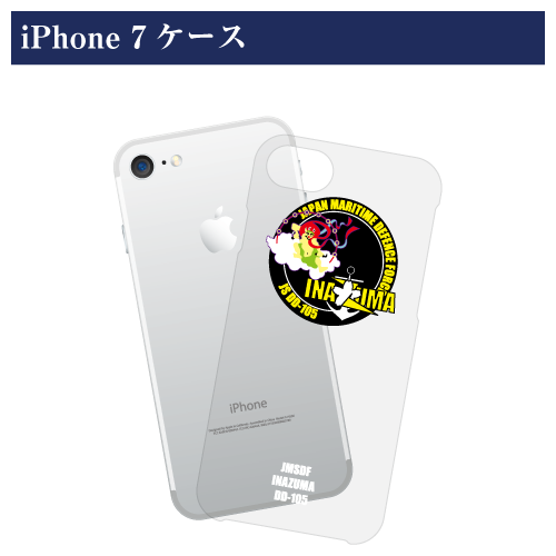 いなづまロゴマーククリアーiPhone 7/8/SE2/SE3 ケース〈背景色：クリアー〉