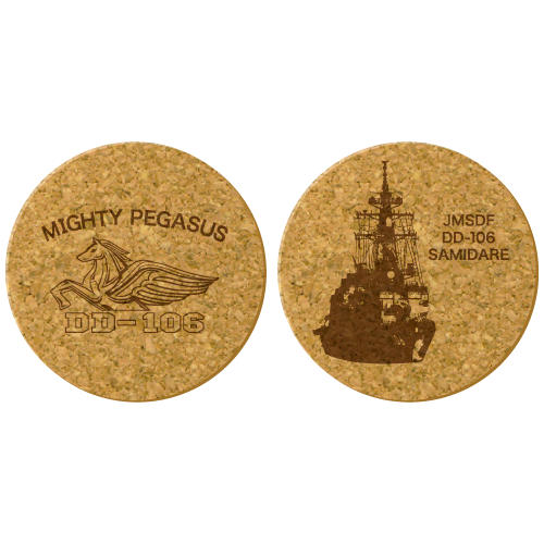 さみだれロゴマークコルクコースター2枚セット