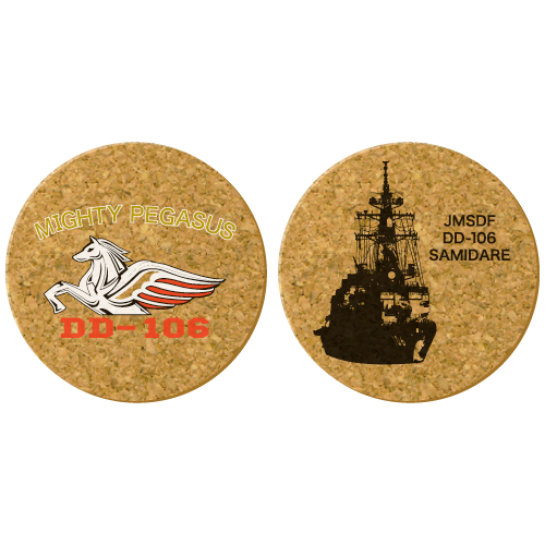 さみだれロゴマークカラーコルクコースター2枚セット