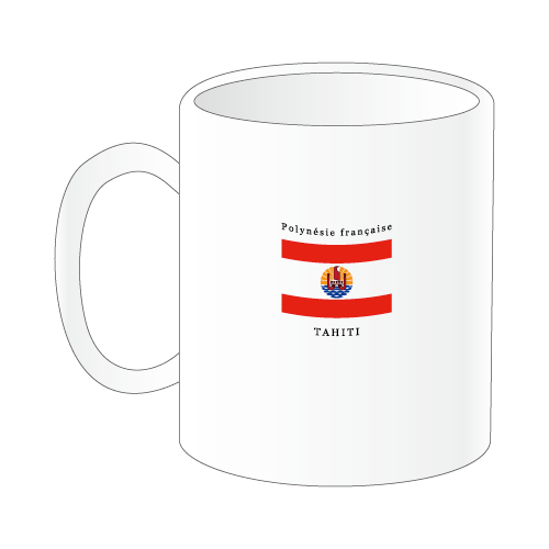 タヒチアンガールマグカップ