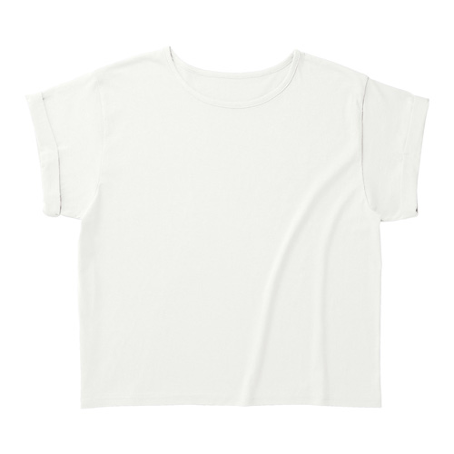 3.8oz ウィメンズ ロールアップ Tシャツ